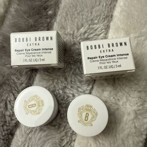 Bobbi Brown Extra Eye Repair Cream INTENSE Mini Travel Size 3ml 0.1oz Lot of 2